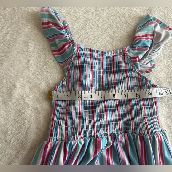 Colorful Striped Kids Dress - Picture 5 of 6